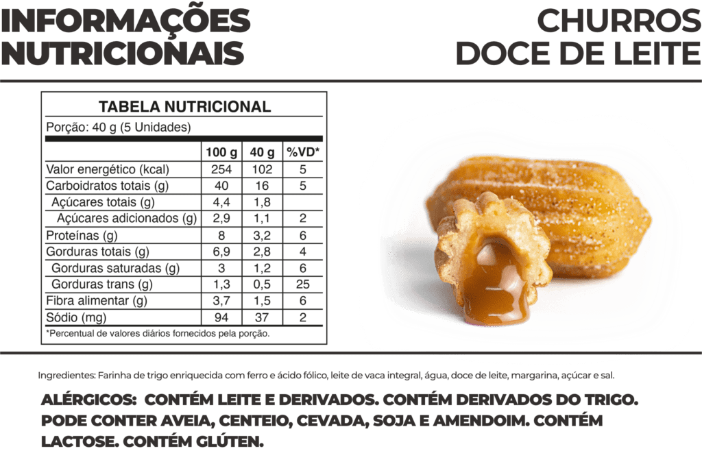CHURROS DOCE DE LEITE